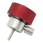 Propane Filling Adapter Green Gas Silicone Oil Propane Filling Connector with Cap, with Cap