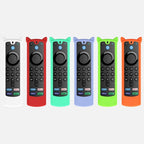 2 PCS Y26 Remote Control Case For Amazon ALEXA Voice Remote 3rd Gen, Orange, Red, Ice Blue, White, Luminous Blue, Luminous Green