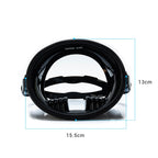 WAVE Panoramic Wide Field Of Vision Diving Goggles Anti-Fog And Waterproof Snorkeling Tempered Glass Mask, One Size