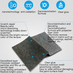 Car Scratch Repair Nano Cloth Repair Spray Paint Cloth Remover Scratch Wax, Nano Cloth