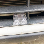 3 Pairs Hidden Animal Drive Car ABS Animal Alarm, Black, Transparent