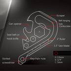 Outdoor EDC Gadget Emergency Tool Multifunction Key Clip, EDC Emergency Tool