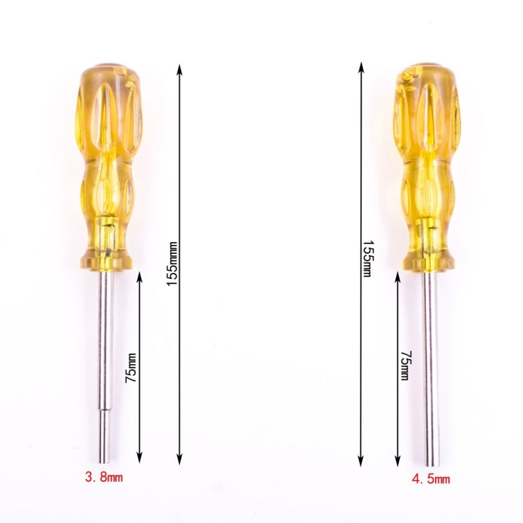 4 PCS Disassembly Tool Screwdriver Sleeve Applicable For Nintendo N64 / SFC / GB / NES / NGC