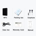 Touch Version 1.77 Inch Novel Reading MP3 E-book, Without Bluetooth, With Bluetooth