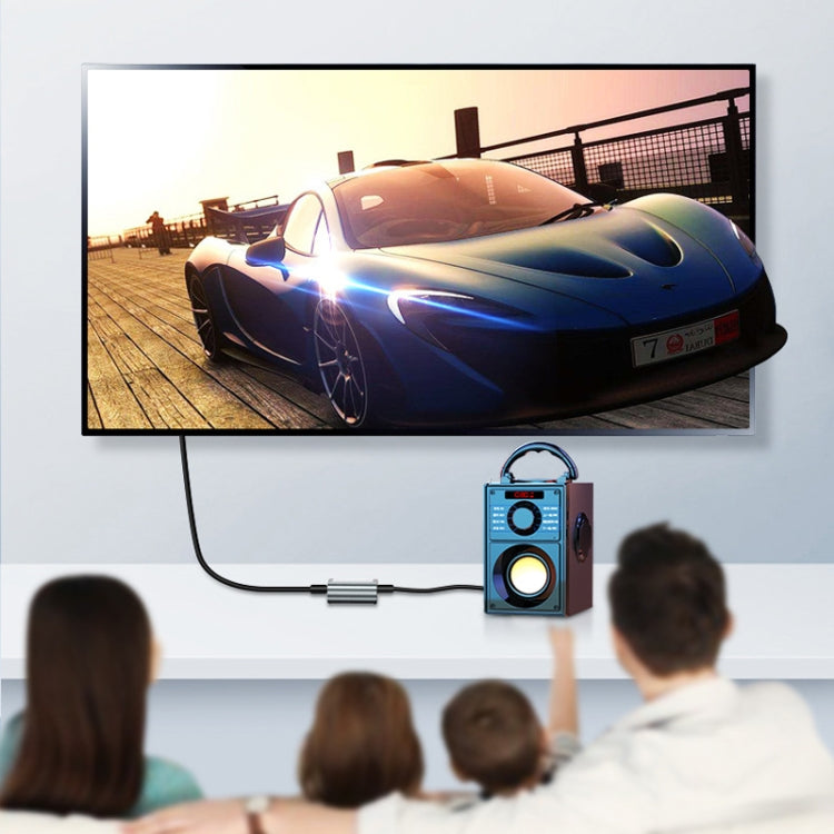 HW-25DA R/L Digital To Analog Audio Converter With 3.5mm Jack SPDIF Audio Decoder with, Fiber Optic+USB Cable