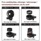 Eyeskey Telescope Phone Holder Camera Holder Telescope Universal Astronomical Mirror Phone Clip, CM-8M / S