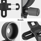 Eyeskey Telescope Phone Holder Camera Holder Telescope Universal Astronomical Mirror Phone Clip, CM-8M / S