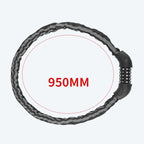WEST BIKING YP0705065 Bicycle Reflective Anti-Theft Lock Mountain Bike Anti-Peeling Reflective Strip Lock, WEST BIKING YP0705065