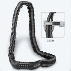 WEST BIKING YP0705065 Bicycle Reflective Anti-Theft Lock Mountain Bike Anti-Peeling Reflective Strip Lock, WEST BIKING YP0705065