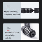 WEST BIKING YP0705065 Bicycle Reflective Anti-Theft Lock Mountain Bike Anti-Peeling Reflective Strip Lock, WEST BIKING YP0705065