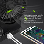 F558 With USB Mobile Phone Charging Car Fan 12/24V Car Truck Double Shaking Head Fan, Double Head 12V, Double Head 24V