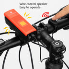 CYCLINGBOX BG-1811 Bicycle Charging Speaker Front Lamp USB Multi-Function Mountain Bike Accessories, Black, Red, Blue