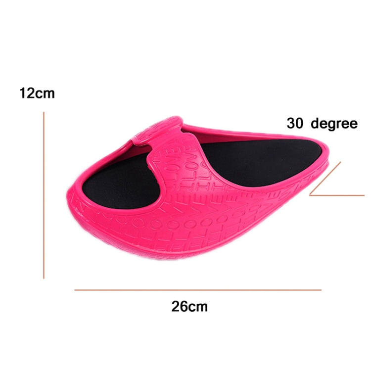 Sculpting Hip-Lifting Stovepipe Thick-Soled Lacing Slippers, S, M