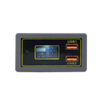 Car DC Voltage Electricity Table 12/24V Battery Lead-Acid Battery Turn 5V USB Fast Charge Display, Car DC Voltage Electricity Table
