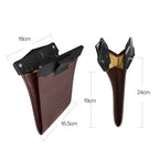 Car Trash Can Storage Bag Hanging Paste With LED Light Garbage Bag, Paste Black, Paste Brown, Paste Beige, Paste Red
