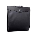 Car Trash Can Car Chair Back Hanging Storage Box Hidden Folding Storage Bag With LED Light, Black, Mocha Brown, Beige, Red