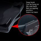 Car Trash Can Car Chair Back Hanging Storage Box Hidden Folding Storage Bag With LED Light, Black, Mocha Brown, Beige, Red