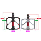 1 Pair PROMEND Mountain Bike Road Bike Bicycle Aluminum Pedals, PD-M86, PD-R87