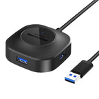 3 x USB Port + TF/SD Card Reader Computer Notebook High-Speed Hub Splitter, H25-2.0, H25-3.0
