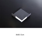 Transparent Acrylic Geometric Photo Props Photography Background Plate Ornaments, 2 PCS Square 8x8x1.5cm, Square 12x12x1.5cm, 2 PCS Round 8x1.5cm, Round 12x1.5cm, Rectangular 15x8x1.5cm, Rectangular 20x12x1.5cm, Rectangular 19.5x9.4x1cm                ...