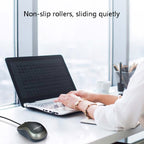 3 PCS Cadeve M220 3 Keys USB Wired Fashion Portable Mouse, Black, Black Gray, Black Red, Black Blue