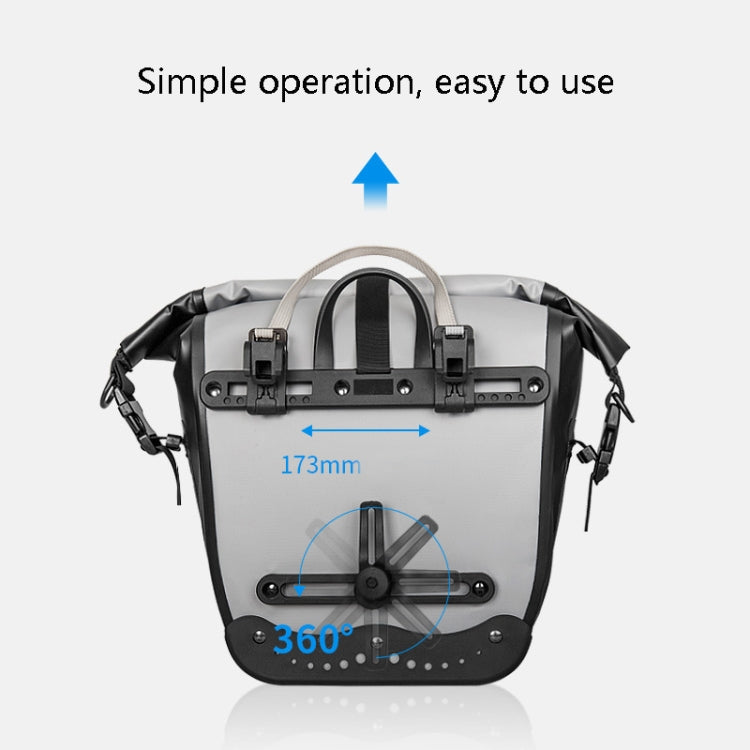 AFISHTOUR FB2039 Outdoor Sports Waterproof Bicycle Bag Large Capacity Cycling Bag, 15L, 25L