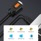 D.Y.TECH USB to DB9 RS232COM Serial Cable, Specification：, FT232 1.5m, PL2303 1.5m