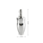 Electroplated Pure Copper Rotating Nozzle 360 Degree Fast Rotation 1/4 Quick-Insert Ceramic Spool, Copper Rotating Nozzle
