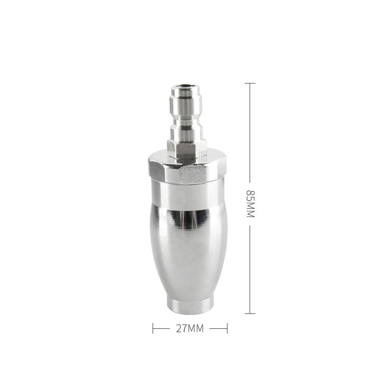 Electroplated Pure Copper Rotating Nozzle 360 Degree Fast Rotation 1/4 Quick-Insert Ceramic Spool, Copper Rotating Nozzle