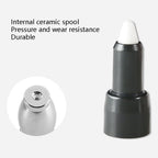 Electroplated Pure Copper Rotating Nozzle 360 Degree Fast Rotation 1/4 Quick-Insert Ceramic Spool, Copper Rotating Nozzle