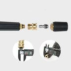 2 Sets High Pressure Spray Head Fast Insertion 1/4 Quick Pure Copper Joint, 1/4 Quick Pure Copper Joint