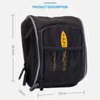 AFISHTOUR FB2042 Outdoor Sports Bicycle Front Package Waterproof Bike Head Bag, White, Yellow