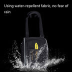 AFISHTOUR FB2042 Outdoor Sports Bicycle Front Package Waterproof Bike Head Bag, White, Yellow