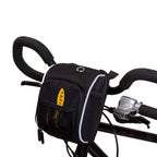 AFISHTOUR FB2042 Outdoor Sports Bicycle Front Package Waterproof Bike Head Bag, White, Yellow