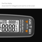 BSIDE ACM91 Digital Clamp Meter AC/DC Current 1mA True RMS Auto Range  Capacitor Tester Multimeter, ACM91 Blue, ACM91 Black, ACM91 Grey
