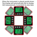 Precision Digital Inclinometer Electron Goniometers 4x90 Degree Magnetic Base Digital Protractor Angle Finder Bevel Box