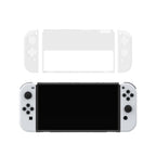 DOBE Game Handle Transparent Crystal Case TPU Protective Cover For Switch OLED Console, TNS-1133C