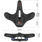 WEST BIKING YP1602797 Bicycle Hollow Seat Night Riding With Warning Tail Light Seat, YP1602797