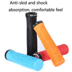 1 Pair WEST BIKING YP0804061 Bicycle Anti-Slip Shock Absorber Grip Mountain Bike Rubber Handlebar Cover, YP0804061, YP0804061 Grass