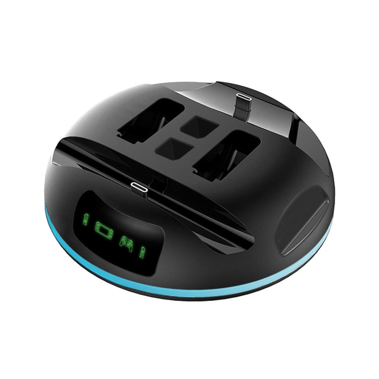 D1 Colorful Lights Handle Charger For Nintendo Switch / Switch Lite, D1