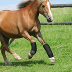 A Pair High Elastic OK Cloth Soft Shock-Absorbing Anti-Collision Horse Leg Protective Cover Protection Straps Horse Protective Gear, Horse Leg Protective Cover