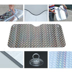 SHUNWEI 2 PCS Car Front Windshield Sunshade Summer Sun Protection And Heat Insulation Shading Board, R-3934 130x70cm (Hatchback), R-3920 130x60cm (Hatchback), R-3921 140x70cm (Sedan), R-3922 140x75cm (SUV Off-road Vehicle)