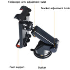 2 PCS Car Mobile Phone Tablet Suction Cup Holder, Red, Black