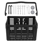 WEST BIKING Bicycle Basket Foldable Quick Release Basket Portable Food Basket, WEST BIKING Bicycle Food Basket