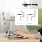02919 Laptop Desktop Increased Heat Dissipation Bracket Laptop Base Portable Foot Pad Bracket