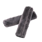 2 Pairs Fleece-like Safety Belt Cover Car Plush Safety Belt Cover, Black, Grey, Brown, Coffee, Deep Purple, Red, Light Pink, Blue, Light Grey, Light Purple