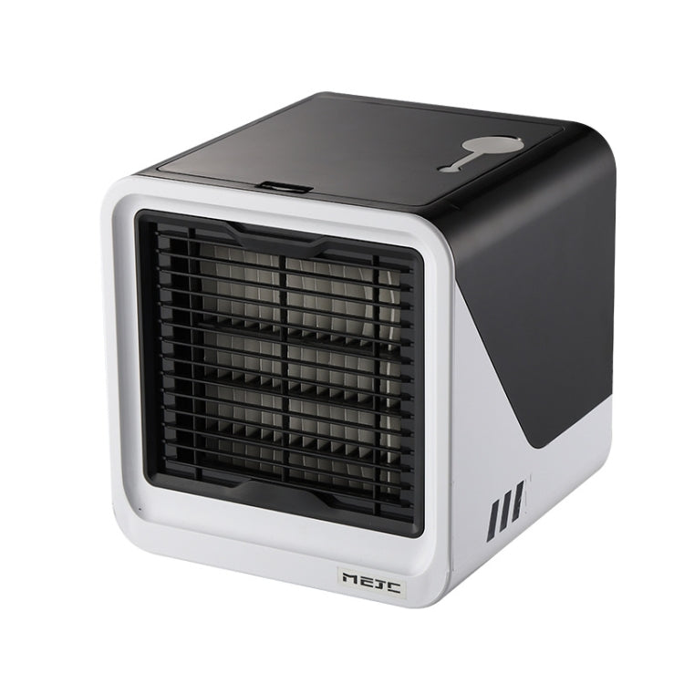 MG -191 Mini Air Cooler Home Dormitory Office Air Conditioning Fan Portable Small Desktop USB Fan, Classic Black, Sky Blue