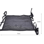 Car Storage Network Pocket Car Roof Seating Room Mesh Folding Hanging Bag, Style:, Single Layer