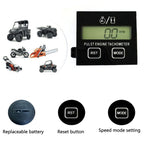 ZSB-03 Chain Saw Tachometer Gasoline Engine Lawn Mower High Tachometer Digital Display Induction Pulse Tachometer, Clip Version, Double Button Clip Version