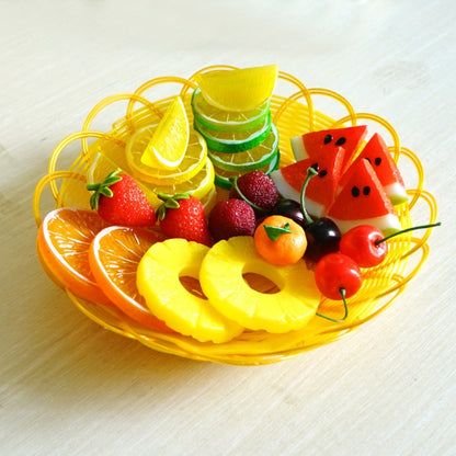 Fake Fruit Slice Shooting Props High Simulation Fruit Slice Model Decoration Shooting Props